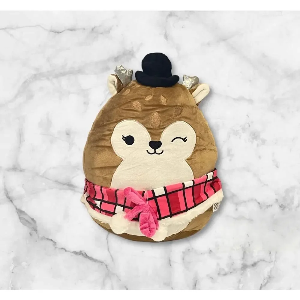 NWOT Easfan Squishmallows 14” Christmas Reindeer - Picture 2 of 6